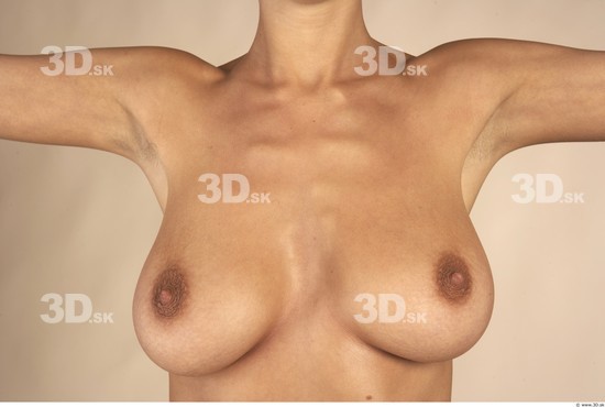 Chest Whole Body Woman Nude Slim Studio photo references