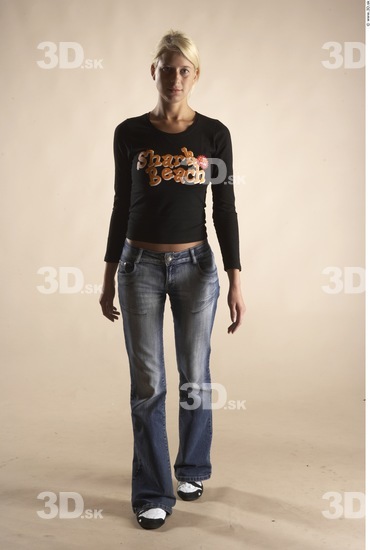 Whole Body Woman Animation references White Casual Slim