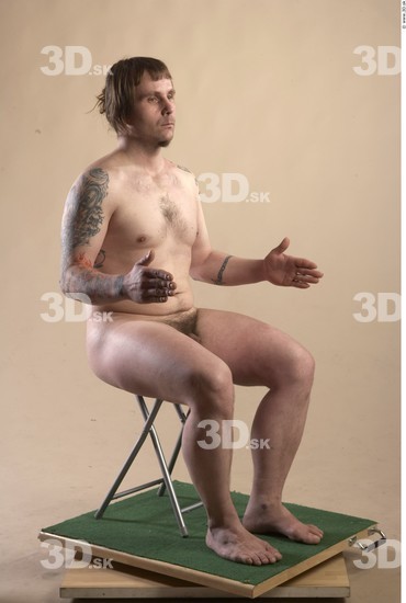 Whole Body Man Artistic poses White Tattoo Nude Average