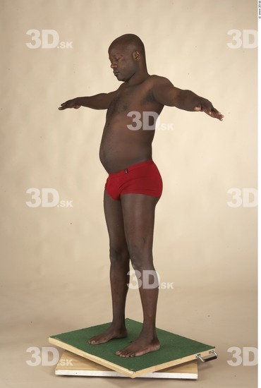 Whole Body Man T poses Underwear Average Studio photo references