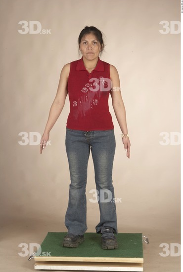 Whole Body Woman T poses Casual Underwear Shoes Average Studio photo references