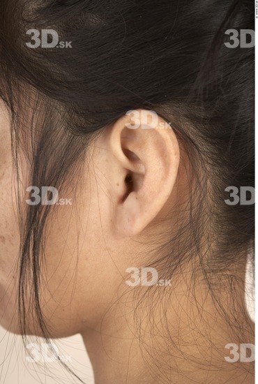 Ear Whole Body Woman T poses Underwear Shoes Average Studio photo references