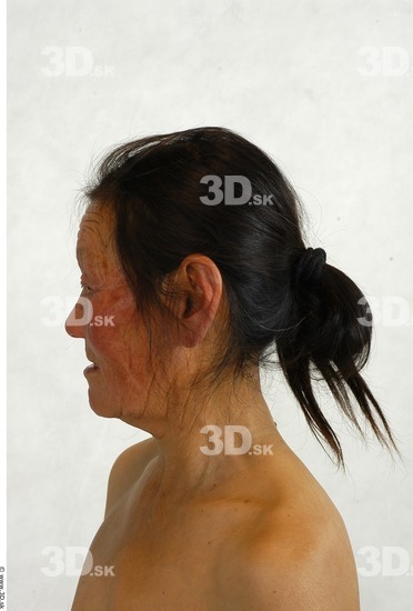 Whole Body Head Phonemes Woman Animation references Asian Nude Slim Studio photo references