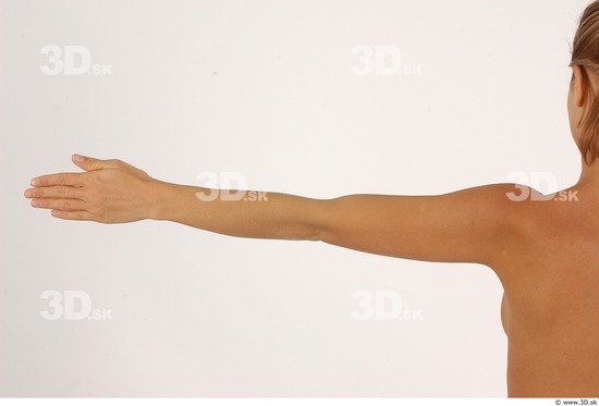 Arm Whole Body Woman Nude Slim Studio photo references