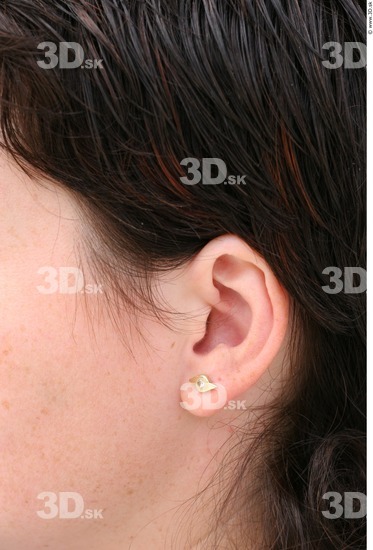 Ear Woman White Jewel Average