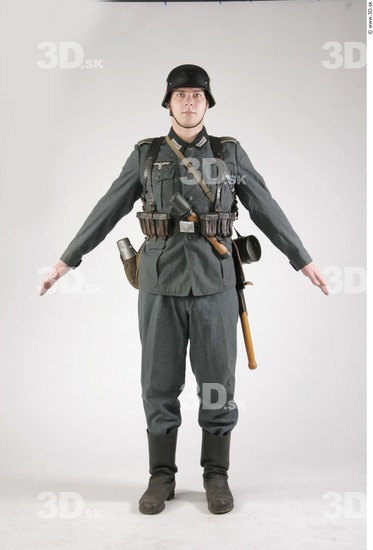 Man White Historical Shoes Average Costume photo references