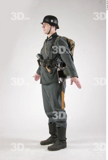 Man White Historical Shoes Average Costume photo references