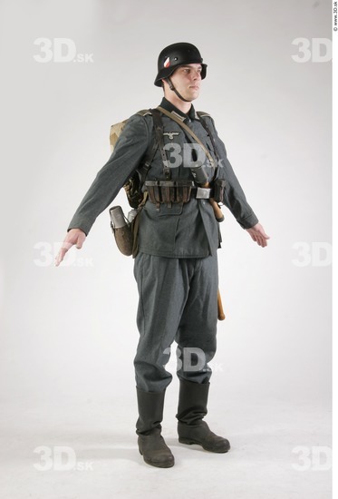 Man White Historical Shoes Average Costume photo references