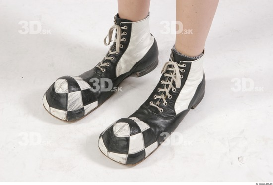 Man White Historical Shoes Average Costume photo references