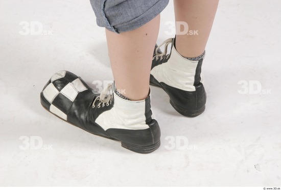 Man White Historical Shoes Average Costume photo references