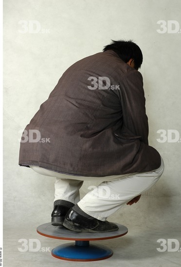 Whole Body Phonemes Man Asian Nude Casual Overweight Studio photo references