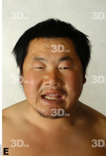 Face Whole Body Phonemes Man Asian Nude Overweight Studio photo references