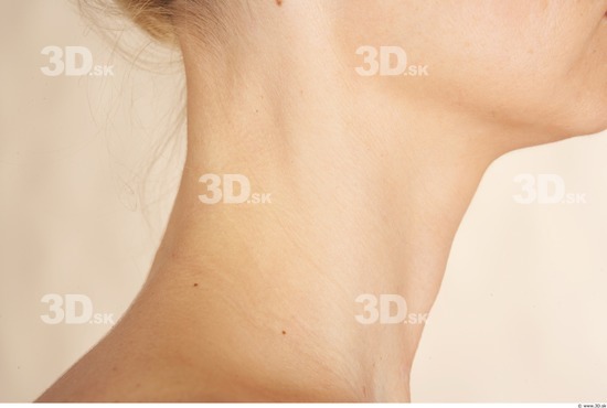 Neck Whole Body Woman Nude Slim Studio photo references