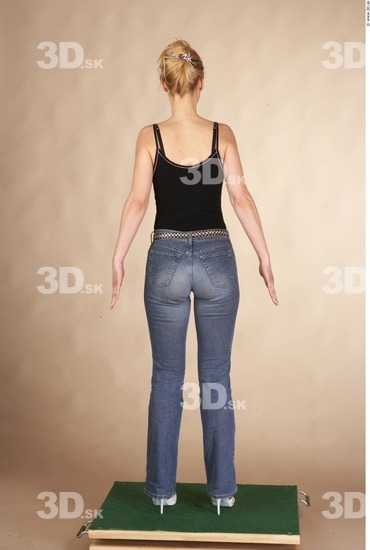 Whole Body Woman Casual Slim Studio photo references