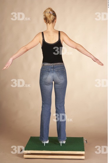 Whole Body Woman Casual Slim Studio photo references