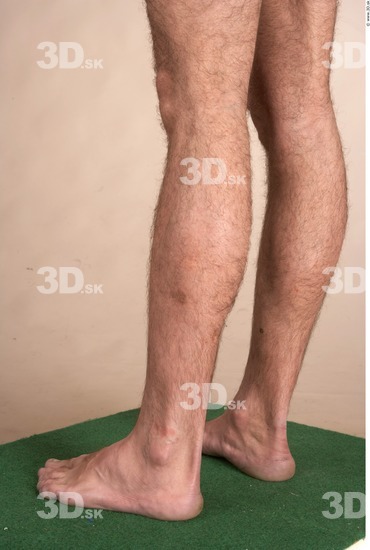 Calf Whole Body Man Nude Slim Studio photo references