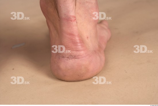 Foot Whole Body Man Nude Slim Studio photo references