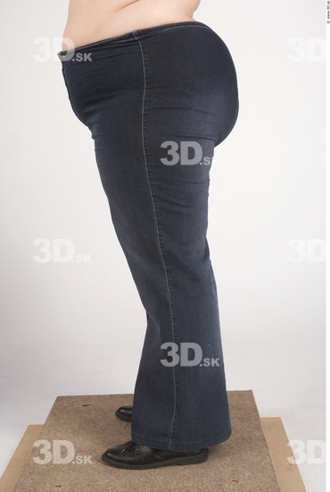 Leg Whole Body Woman Casual Slim Overweight Studio photo references