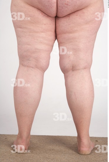 Leg Whole Body Woman Nude Slim Overweight Studio photo references