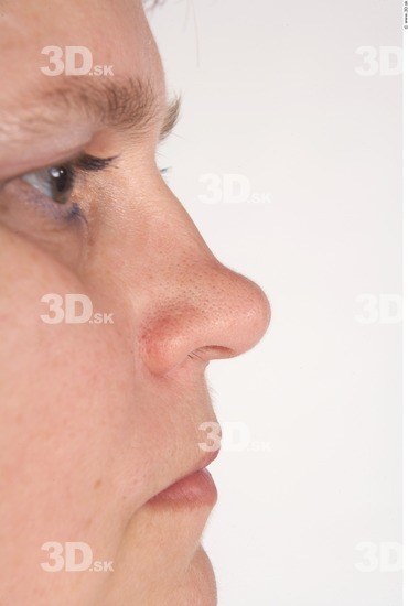 Nose Whole Body Woman Slim Overweight Studio photo references