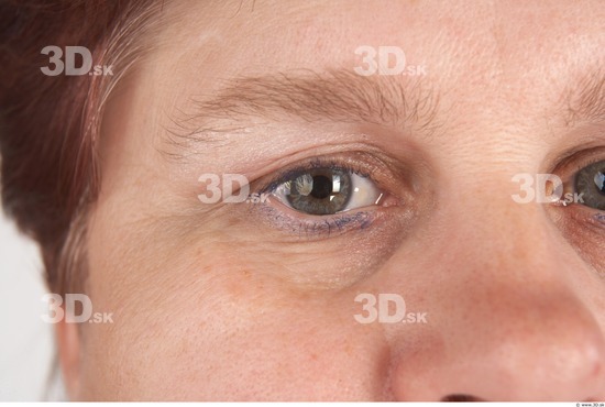 Eye Whole Body Woman Slim Overweight Studio photo references