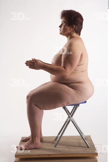 Whole Body Woman Artistic poses White Nude Overweight