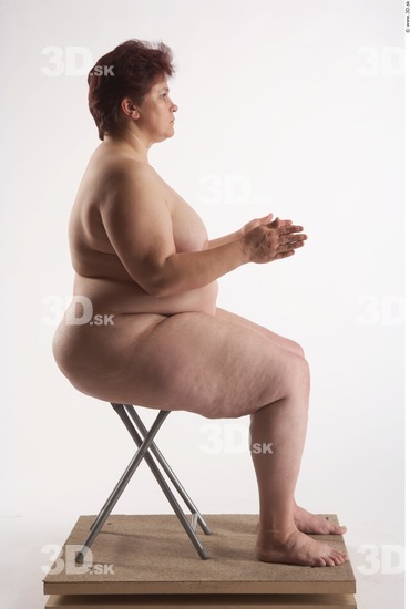 Whole Body Woman Artistic poses White Nude Overweight