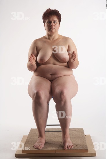 Whole Body Woman Artistic poses White Nude Overweight