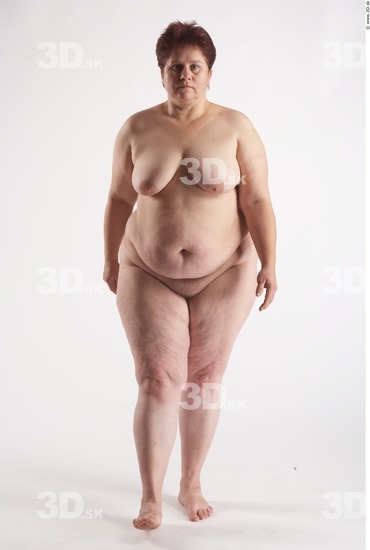 Whole Body Woman Animation references White Nude Overweight