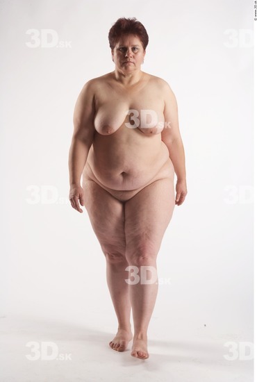 Whole Body Woman Animation references White Nude Overweight