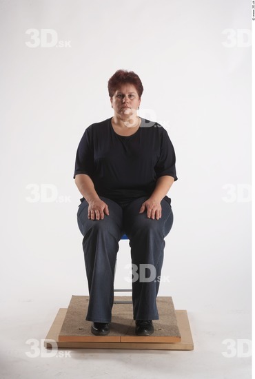 Whole Body Woman Artistic poses White Casual Overweight