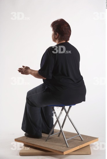 Whole Body Woman Artistic poses White Casual Overweight