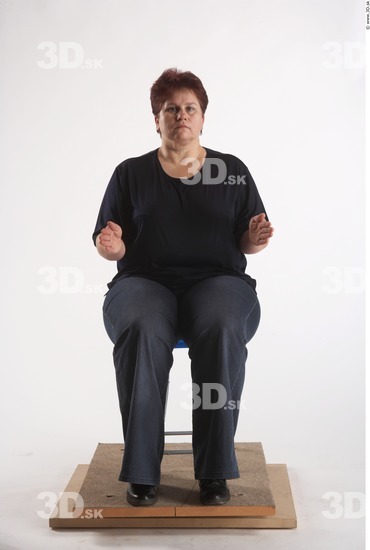 Whole Body Woman Artistic poses White Casual Overweight