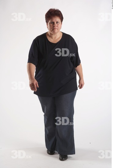 Whole Body Woman Animation references White Casual Overweight