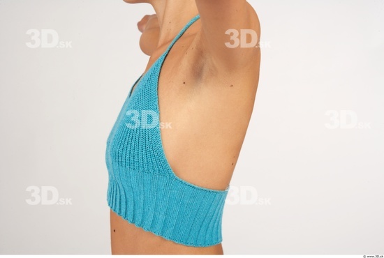 Chest Whole Body Woman Casual Slim Studio photo references