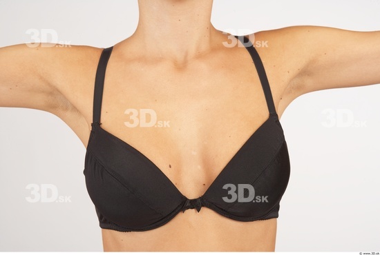 Chest Whole Body Woman Underwear Slim Studio photo references