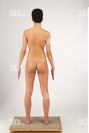 Whole Body Woman Nude Slim Studio photo references