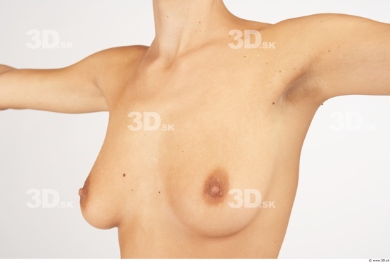 Chest Whole Body Woman Nude Slim Studio photo references