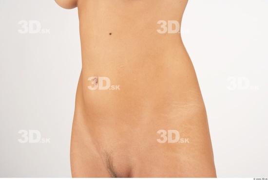 Belly Whole Body Woman Nude Slim Studio photo references