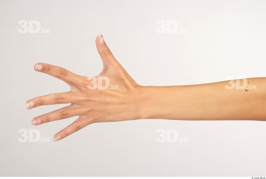 Hand Whole Body Woman Slim Studio photo references