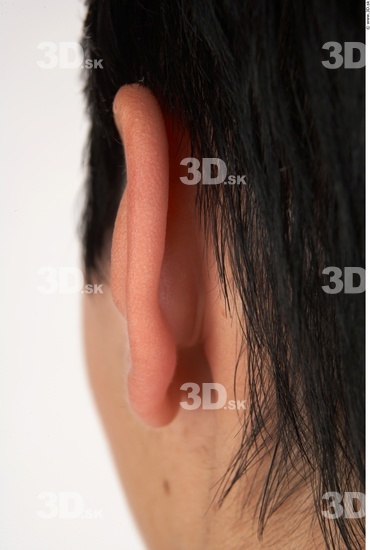 Ear Whole Body Woman Slim Studio photo references