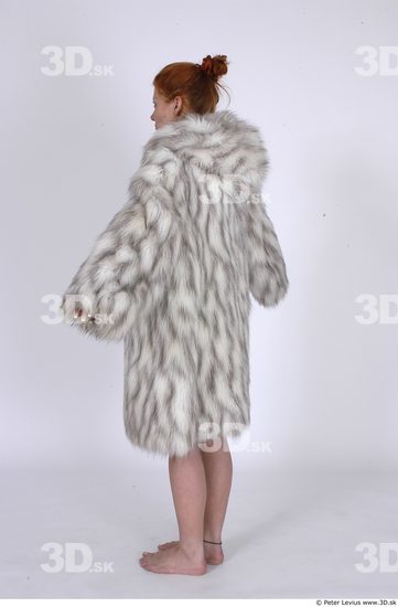 Whole Body Woman Casual Coat Average Studio photo references