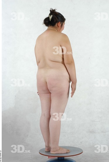 Whole Body Woman Asian Nude Overweight Studio photo references