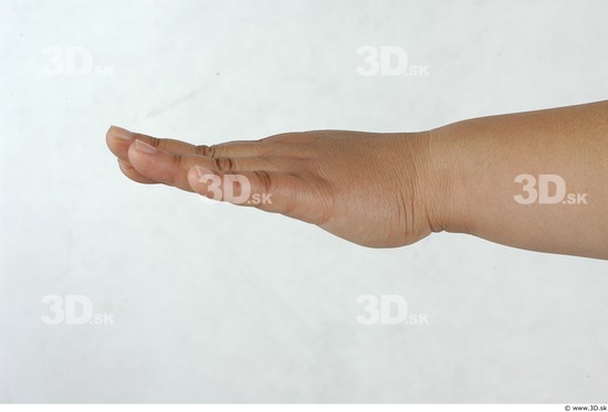 Hand Whole Body Woman Asian Overweight Studio photo references