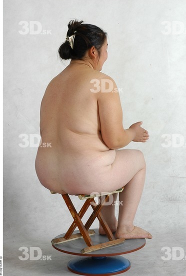 Whole Body Phonemes Woman Nude Overweight Female Studio Poses