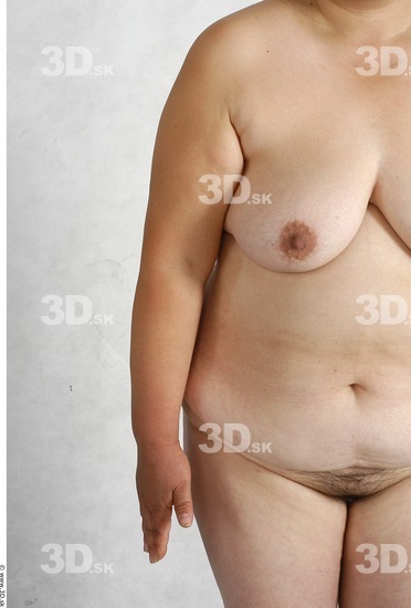 Whole Body Phonemes Woman Nude Overweight Female Studio Poses