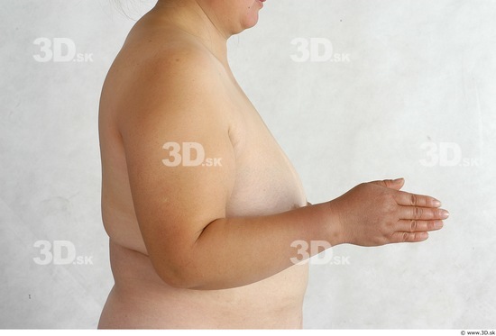 Whole Body Phonemes Woman Nude Overweight Female Studio Poses