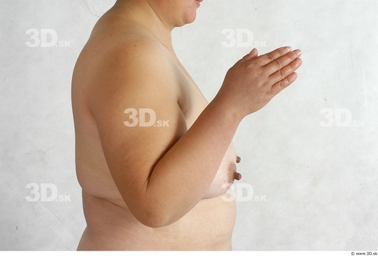 Whole Body Phonemes Woman Nude Overweight Female Studio Poses