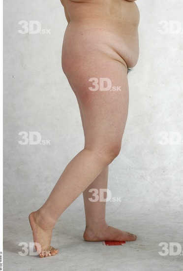 Whole Body Phonemes Woman Nude Overweight Female Studio Poses