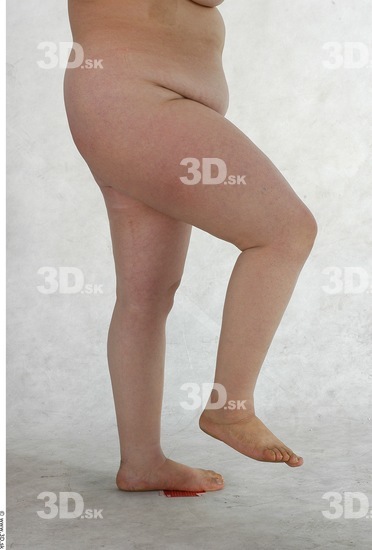 Whole Body Phonemes Woman Nude Overweight Female Studio Poses